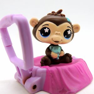 Littlest Pet Shop LPS Chimanzee McDonalds 2008 Cajita Feliz