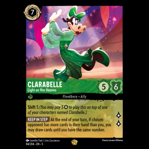 Lorcana Clarabelle - Light on Her Hooves - Shimmering Skies 5#84