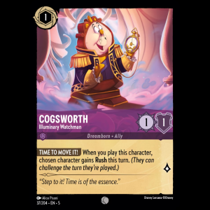 Lorcana Cogsworth - Illuminary Watchman - Shimmering Skies 5#37