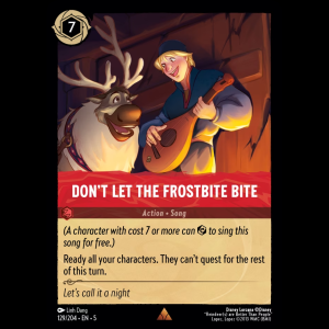 Lorcana Don't Let the Frostbite Bite - Shimmering Skies 5#129