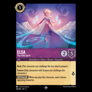 Lorcana Elsa - The Fifth Spirit - Shimmering Skies 5#48