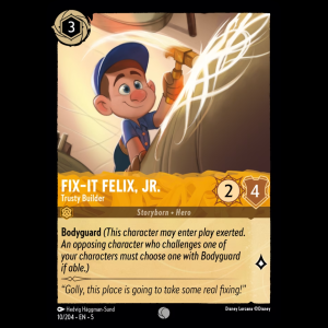 Lorcana Fix-It Felix, Jr. - Trusty Builder - Shimmering Skies - FOIL 5#10