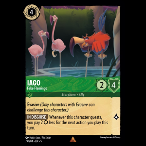 Lorcana Iago - Fake Flamingo - Shimmering Skies 5#79