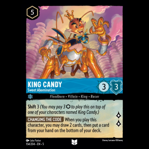 Lorcana King Candy - Sweet Abomination - Shimmering Skies 5#154