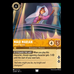 Lorcana Maid Marian - Lady of the Lists - Shimmering Skies 5#22