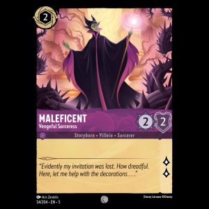 Lorcana Maleficent - Vengeful Sorceress - Shimmering Skies 5#54