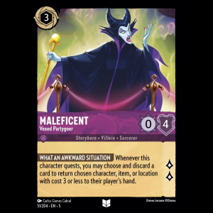 Lorcana Maleficent - Vexed Partygoer - Shimmering Skies 5#51