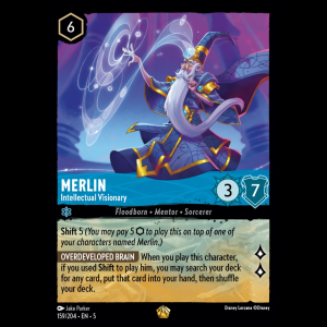 Lorcana Merlin - Intellectual Visionary - Shimmering Skies 5#159