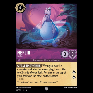 Lorcana Merlin - Turtle - Shimmering Skies 5#38