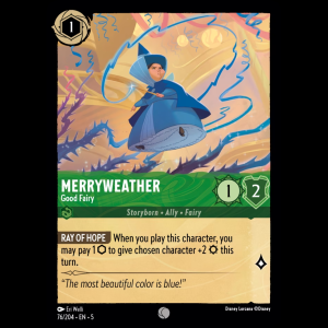 Lorcana Merryweather - Good Fairy - Shimmering Skies - FOIL 5#76