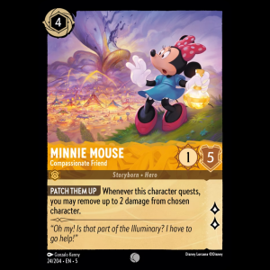 Lorcana Minnie Mouse - Compassionate Friend - Shimmering Skies 5#24