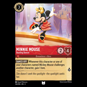 Lorcana Minnie Mouse - Dazzling Dancer - Shimmering Skies 5#126