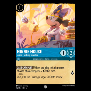 Lorcana Minnie Mouse - Quick-Thinking Inventor - Shimmering Skies 5#152