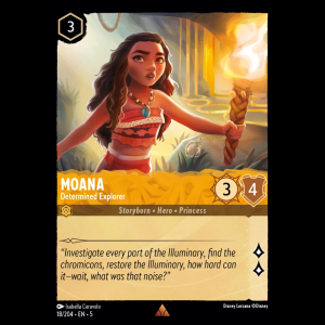 Lorcana Moana - Determined Explorer - Shimmering Skies - FOIL 5#18