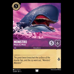 Lorcana Monstro - Whale of a Whale - Shimmering Skies 5#52