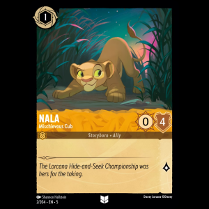 Lorcana Nala - Mischievous Cub - Shimmering Skies - FOIL 5#2