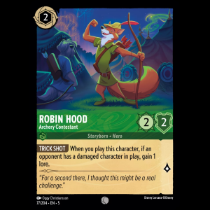 Lorcana Robin Hood - Archery Contestant - Shimmering Skies 5#77