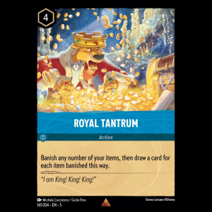 Lorcana Royal Tantrum - Shimmering Skies 5#161