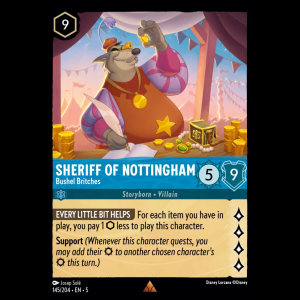 Lorcana Sheriff of Nottingham - Bushel Britches - Shimmering Skies 5#145