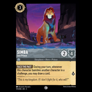 Lorcana Simba - Lost Prince - Shimmering Skies 5#173