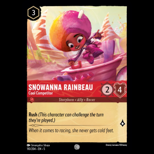 Lorcana Snowanna Rainbeau - Cool Competitor - Shimmering Skies 5#110