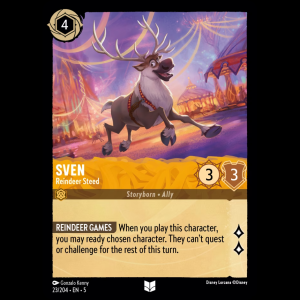 Lorcana Sven - Reindeer Steed - Shimmering Skies 5#23