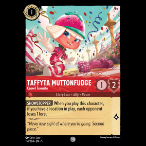 Lorcana Taffyta Muttonfudge - Crowd Favorite - Shimmering Skies 5#114