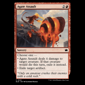 MTG Agate Assault Bloomburrow blb#122