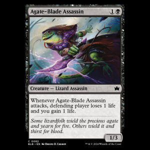 MTG Agate-Blade Assassin Bloomburrow blb#82