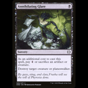 MTG Annihilating Glare Phyrexia: All Will Be One  one#80