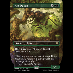 MTG Ant Queen Bloomburrow Commander blc#80