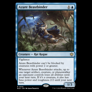 MTG Azure Beastbinder Bloomburrow - FOIL blb#41