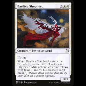 MTG Pastora de la Basílica (Basilica Shepherd) Phyrexia: All Will Be One one#4