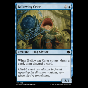 MTG Bellowing Crier Bloomburrow - FOIL blb#42