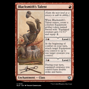 MTG Blacksmith's Talent Bloomburrow blb#125