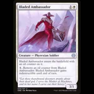 MTG Embajador con filos (Bladed Ambassador) Phyrexia: All Will Be One one#5