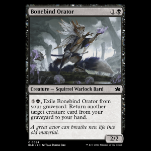 MTG Bonebind Orator Bloomburrow - FOIL blb#84