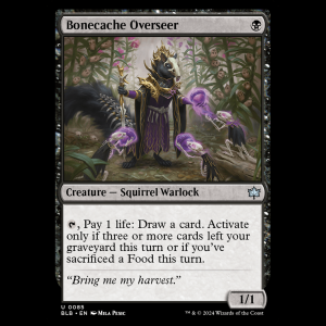 MTG Bonecache Overseer Bloomburrow blb#85