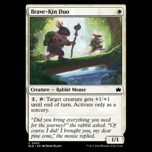 MTG Brave-Kin Duo Bloomburrow - FOIL blb#3