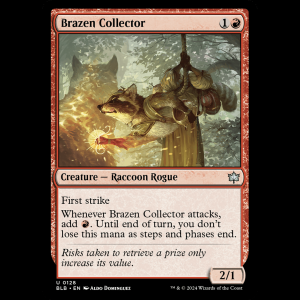 MTG Brazen Collector Bloomburrow blb#128