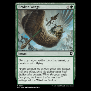 MTG Broken Wings Bloomburrow Commander blc#208