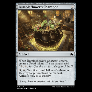 MTG Bumbleflower's Sharepot Bloomburrow - FOIL blb#244