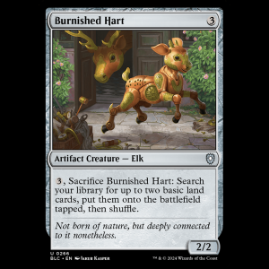 MTG Burnished Hart Bloomburrow Commander blc#266