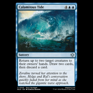 MTG Calamitous Tide Bloomburrow blb#43