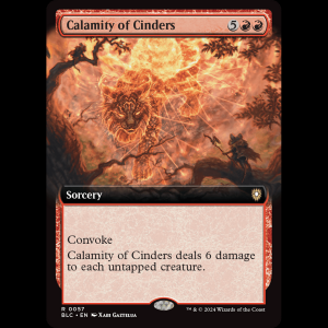 MTG Calamity of Cinders Bloomburrow Commander blc#57