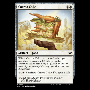 MTG Carrot Cake Bloomburrow blb#7