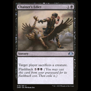 MTG Chainer's Edict Dominaria Remastered dmr#78