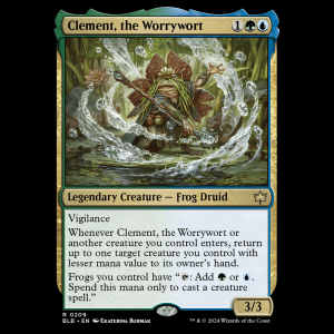 MTG Clement, the Worrywort Bloomburrow blb#209