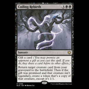 MTG Coiling Rebirth Bloomburrow blb#86