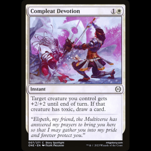 MTG Devoción perfecta (Compleat Devotion) Phyrexia: All Will Be One one#7